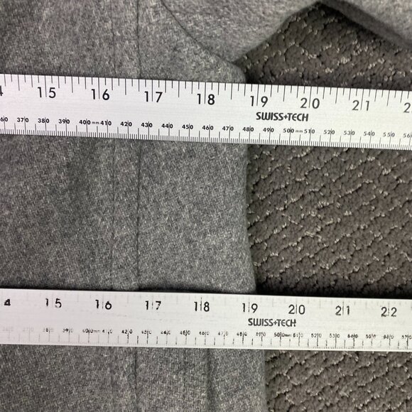 J. CREW Stadium Cloth Nello Gori Peacoat Women's 6 Gray Sasha Wool Blend - Picture 9 of 14